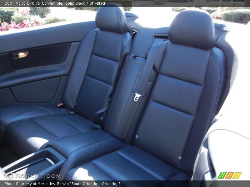 Solid Black / Off-Black 2007 Volvo C70 T5 Convertible