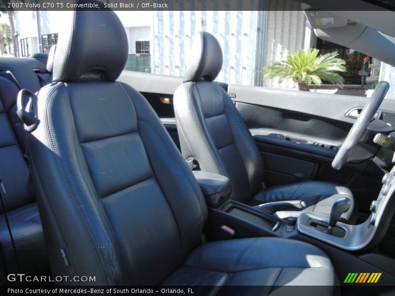 Solid Black / Off-Black 2007 Volvo C70 T5 Convertible