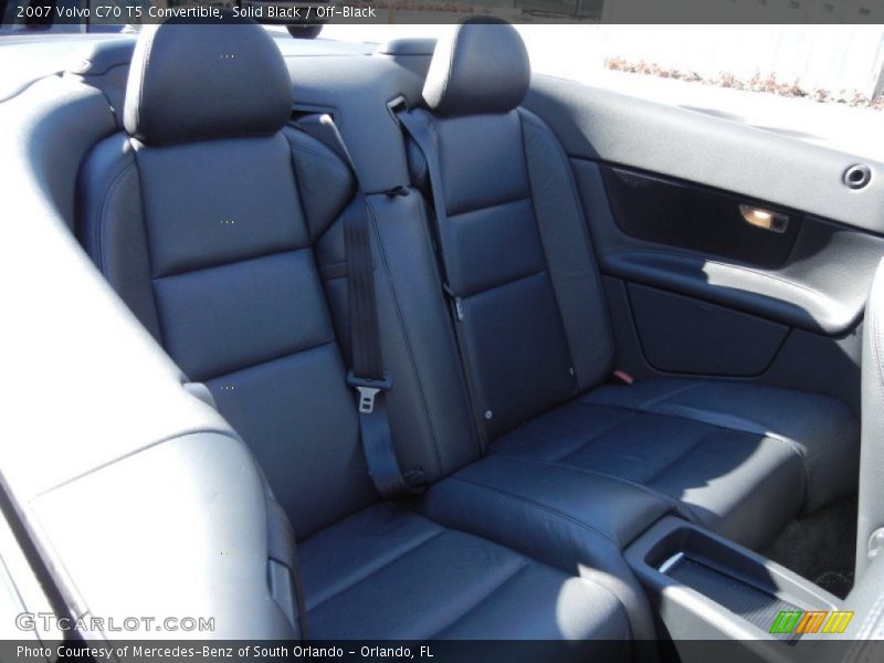 Solid Black / Off-Black 2007 Volvo C70 T5 Convertible