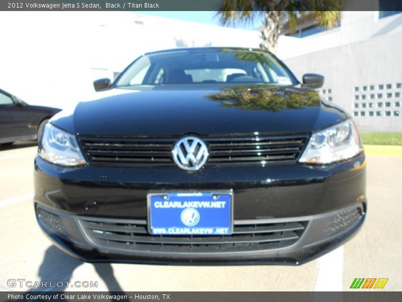 Black / Titan Black 2012 Volkswagen Jetta S Sedan
