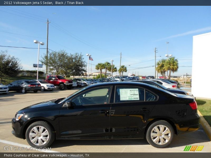 Black / Titan Black 2012 Volkswagen Jetta S Sedan