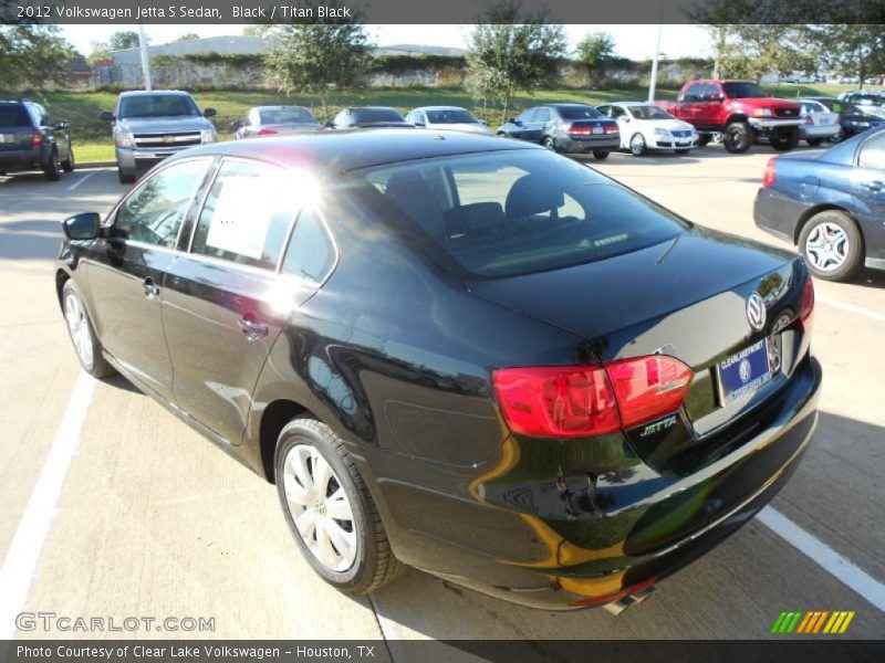 Black / Titan Black 2012 Volkswagen Jetta S Sedan
