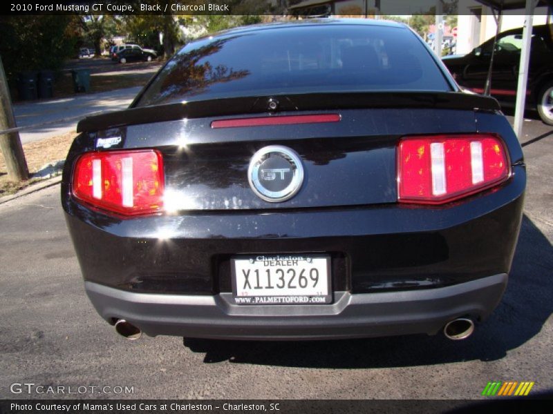 Black / Charcoal Black 2010 Ford Mustang GT Coupe