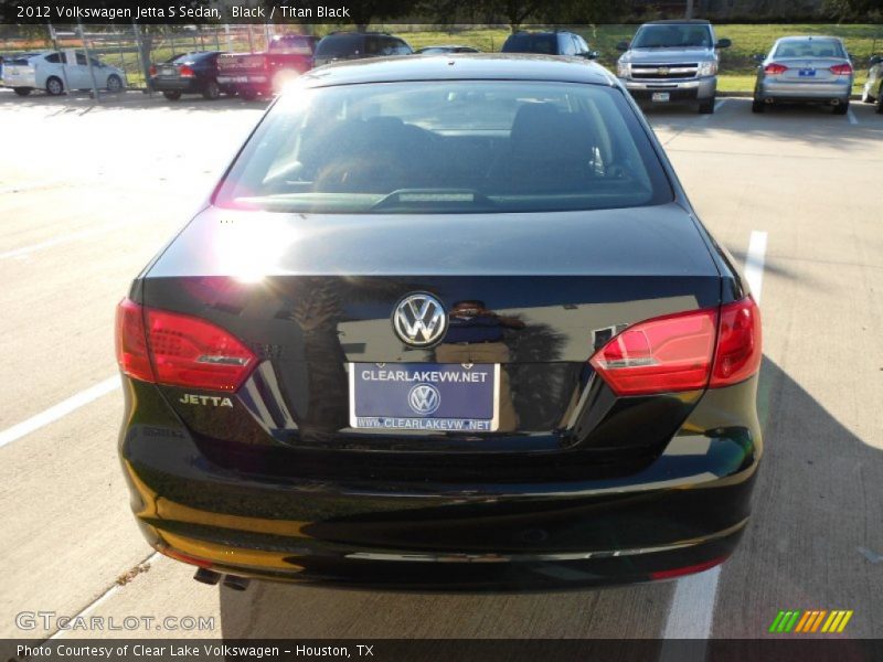 Black / Titan Black 2012 Volkswagen Jetta S Sedan
