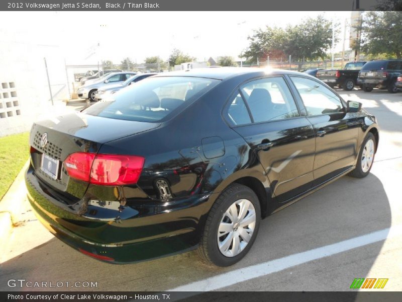 Black / Titan Black 2012 Volkswagen Jetta S Sedan