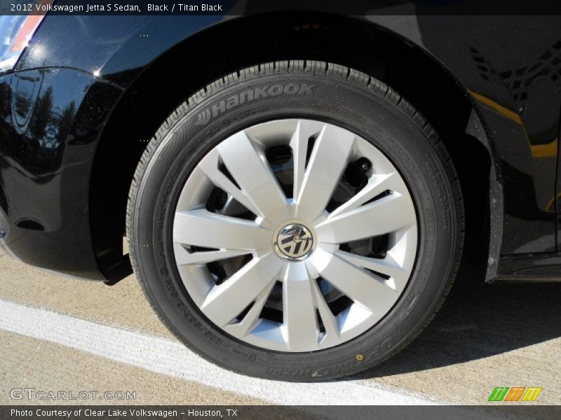 Black / Titan Black 2012 Volkswagen Jetta S Sedan
