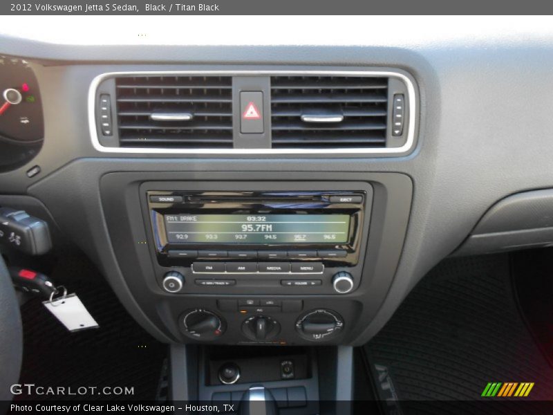Black / Titan Black 2012 Volkswagen Jetta S Sedan