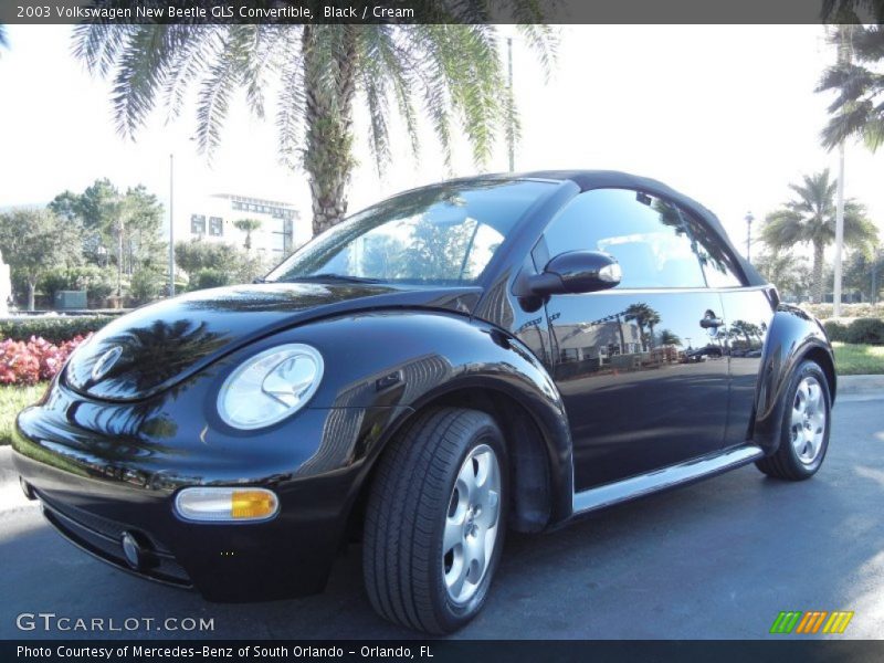 Black / Cream 2003 Volkswagen New Beetle GLS Convertible