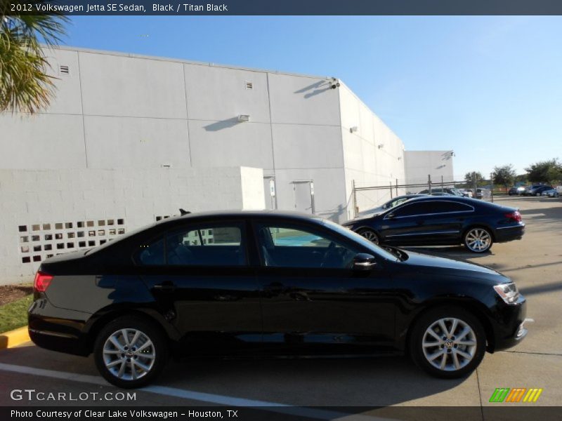 Black / Titan Black 2012 Volkswagen Jetta SE Sedan