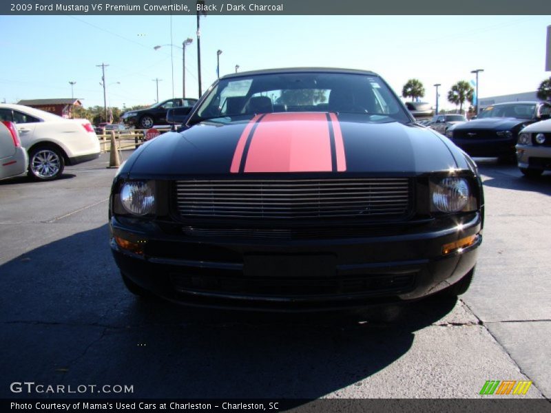 Black / Dark Charcoal 2009 Ford Mustang V6 Premium Convertible