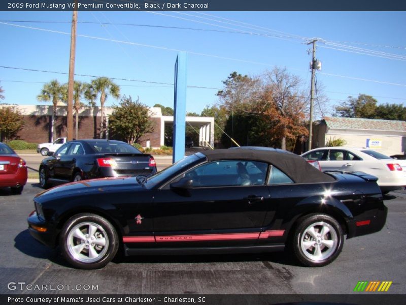Black / Dark Charcoal 2009 Ford Mustang V6 Premium Convertible