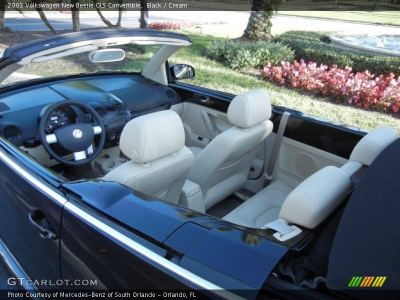Black / Cream 2003 Volkswagen New Beetle GLS Convertible