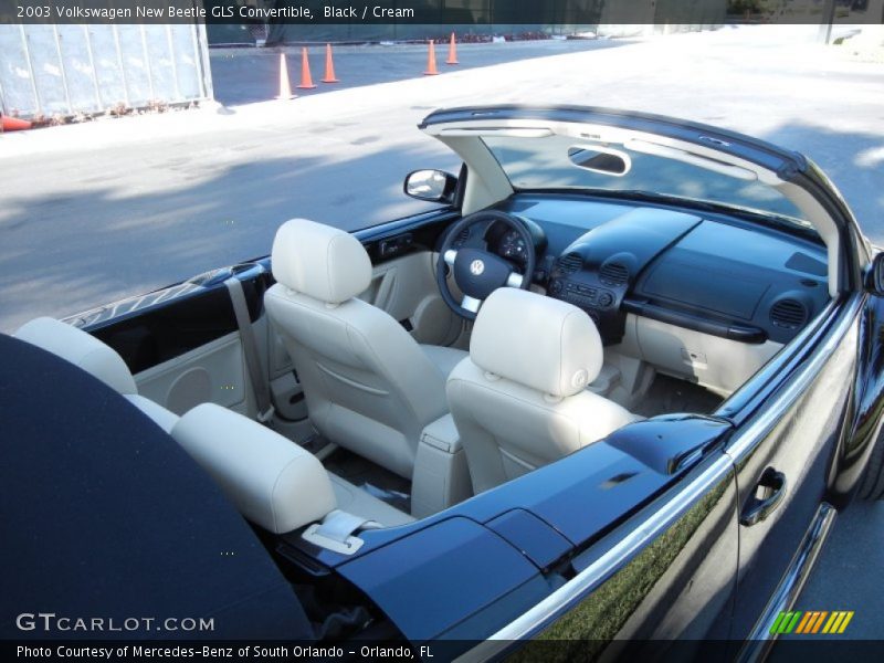 Black / Cream 2003 Volkswagen New Beetle GLS Convertible