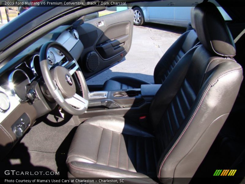 Black / Dark Charcoal 2009 Ford Mustang V6 Premium Convertible