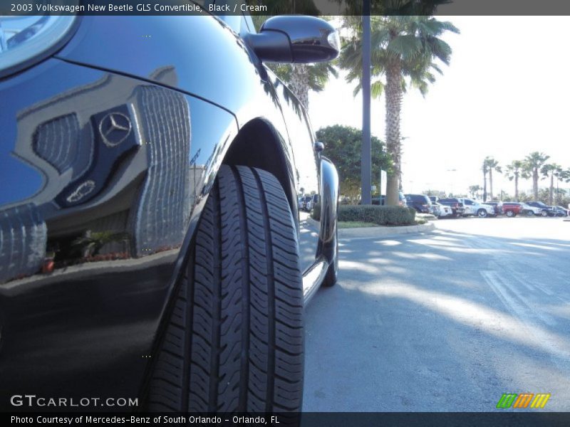 Black / Cream 2003 Volkswagen New Beetle GLS Convertible