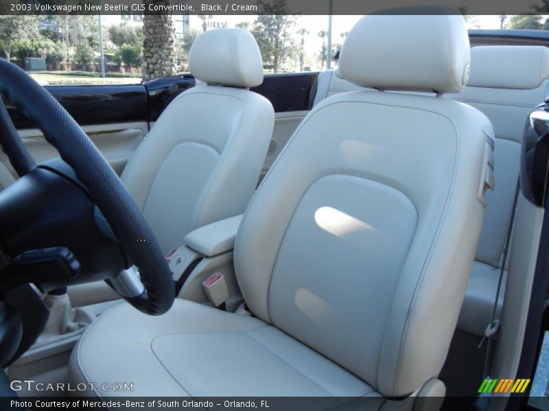 Black / Cream 2003 Volkswagen New Beetle GLS Convertible