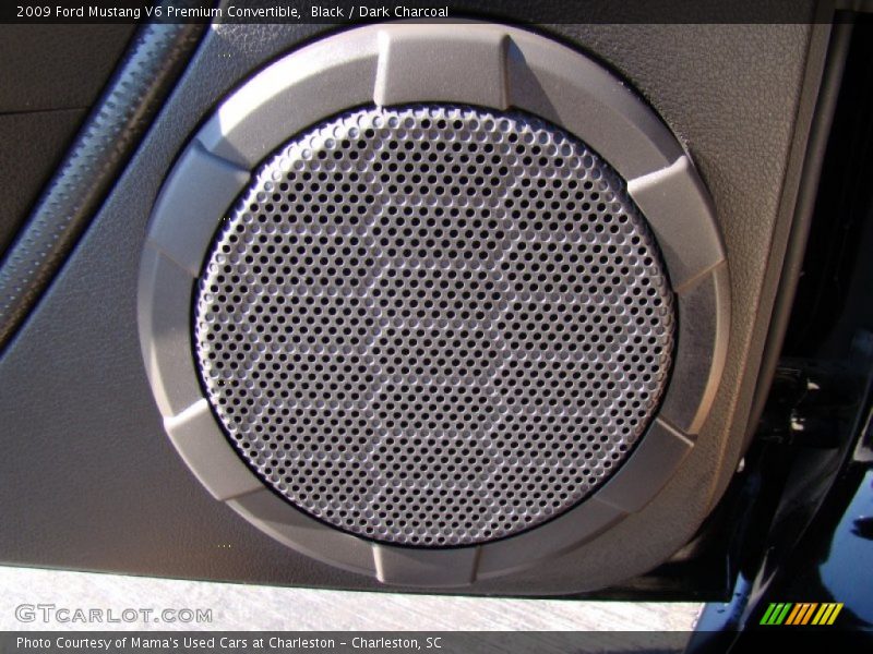 Black / Dark Charcoal 2009 Ford Mustang V6 Premium Convertible