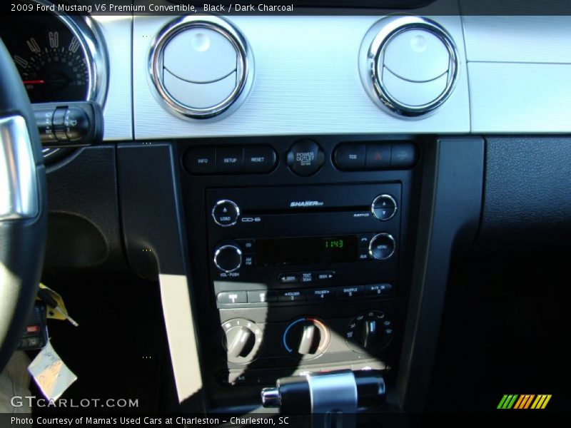 Black / Dark Charcoal 2009 Ford Mustang V6 Premium Convertible