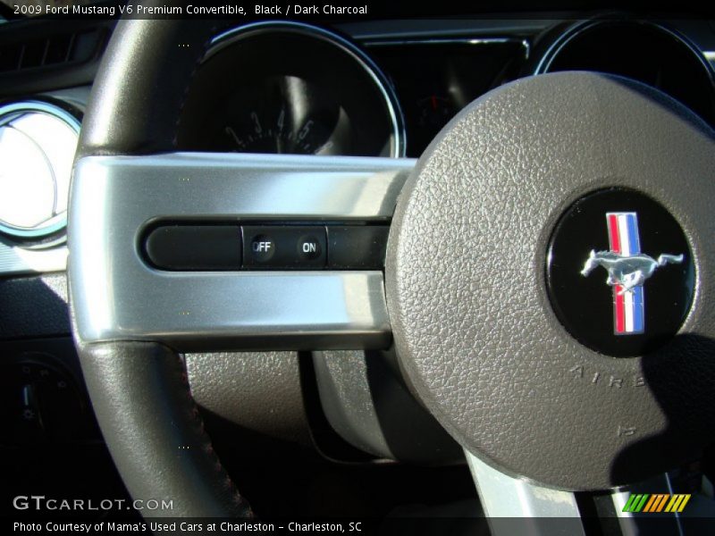 Black / Dark Charcoal 2009 Ford Mustang V6 Premium Convertible