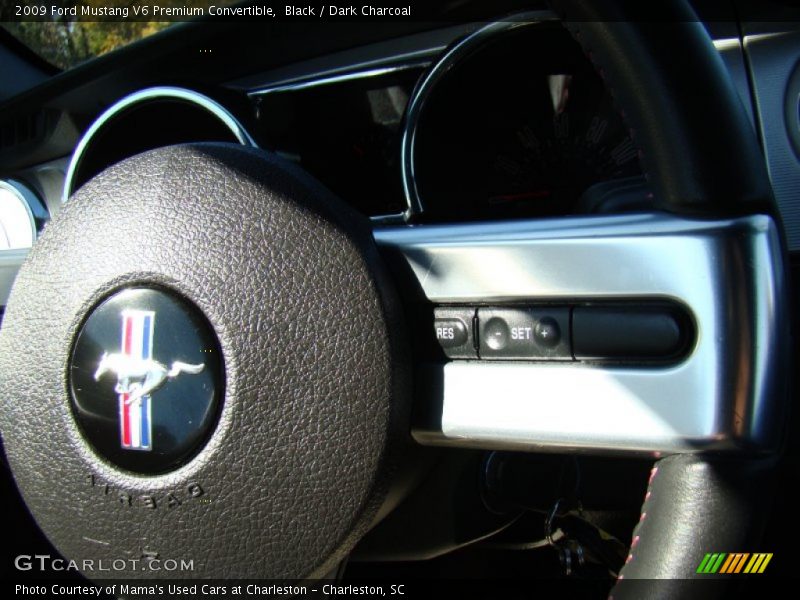 Black / Dark Charcoal 2009 Ford Mustang V6 Premium Convertible