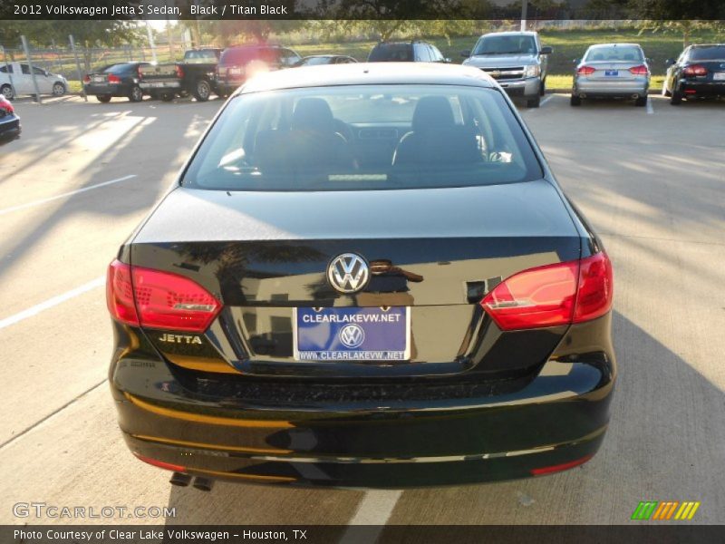 Black / Titan Black 2012 Volkswagen Jetta S Sedan