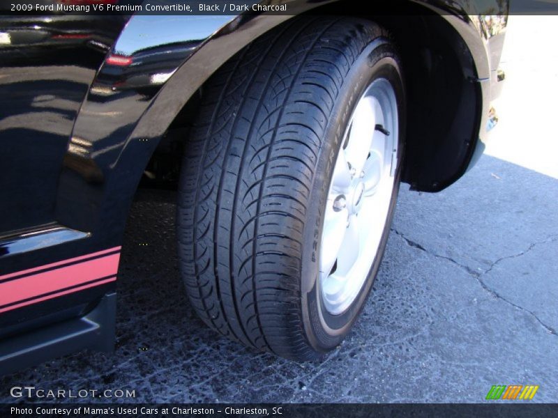 Black / Dark Charcoal 2009 Ford Mustang V6 Premium Convertible