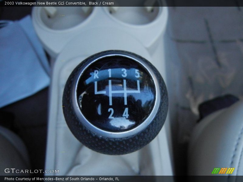 Black / Cream 2003 Volkswagen New Beetle GLS Convertible