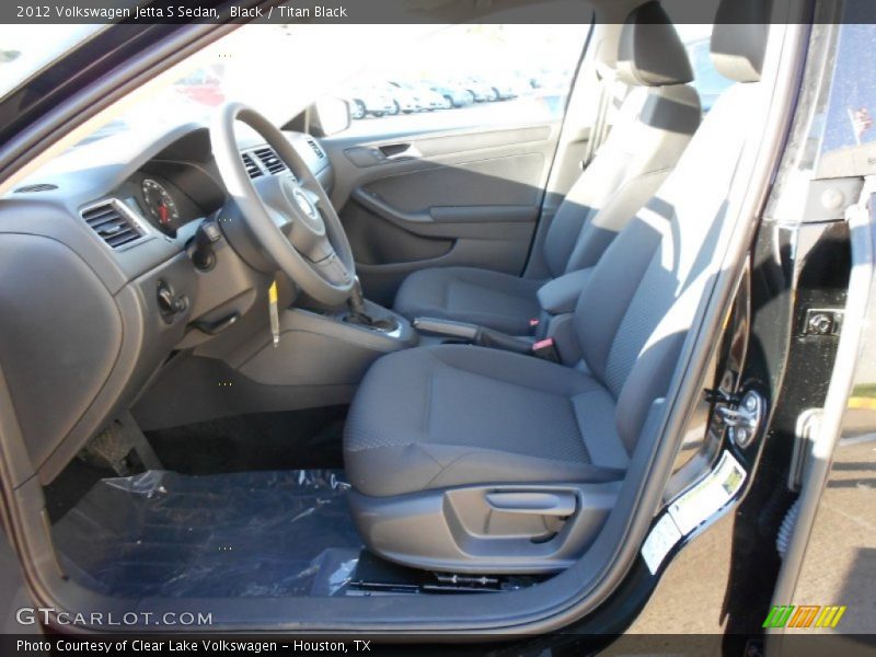 Black / Titan Black 2012 Volkswagen Jetta S Sedan