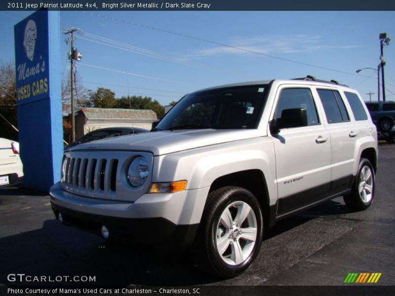 Bright Silver Metallic / Dark Slate Gray 2011 Jeep Patriot Latitude 4x4