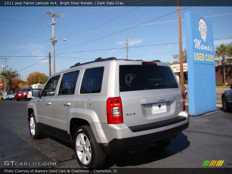 Bright Silver Metallic / Dark Slate Gray 2011 Jeep Patriot Latitude 4x4