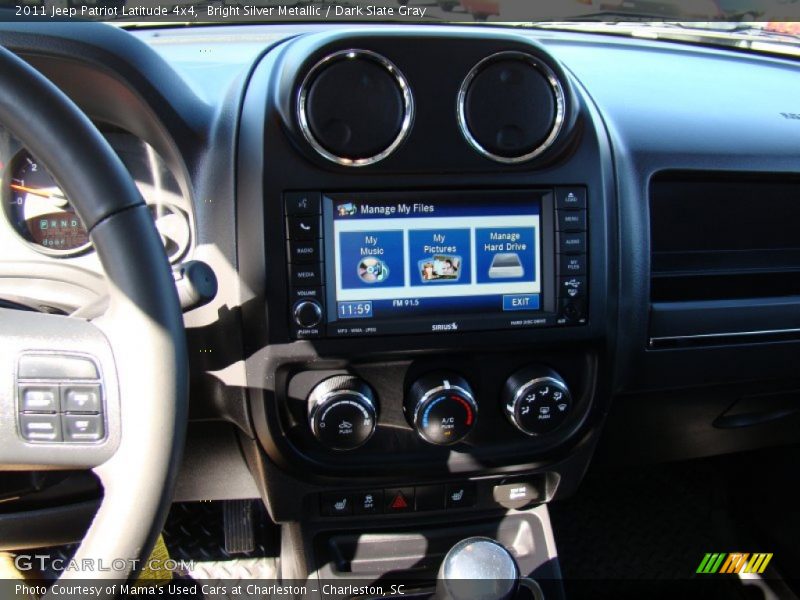 Bright Silver Metallic / Dark Slate Gray 2011 Jeep Patriot Latitude 4x4