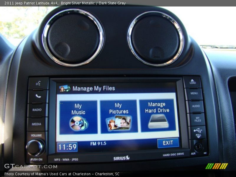 Bright Silver Metallic / Dark Slate Gray 2011 Jeep Patriot Latitude 4x4