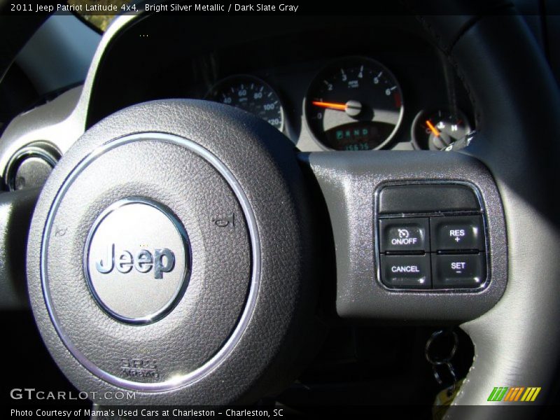 Bright Silver Metallic / Dark Slate Gray 2011 Jeep Patriot Latitude 4x4
