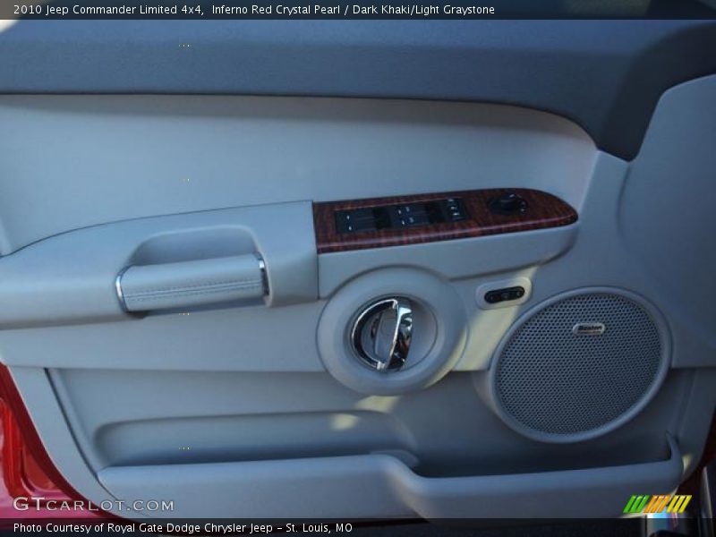Inferno Red Crystal Pearl / Dark Khaki/Light Graystone 2010 Jeep Commander Limited 4x4