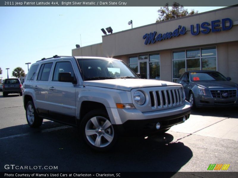 Bright Silver Metallic / Dark Slate Gray 2011 Jeep Patriot Latitude 4x4