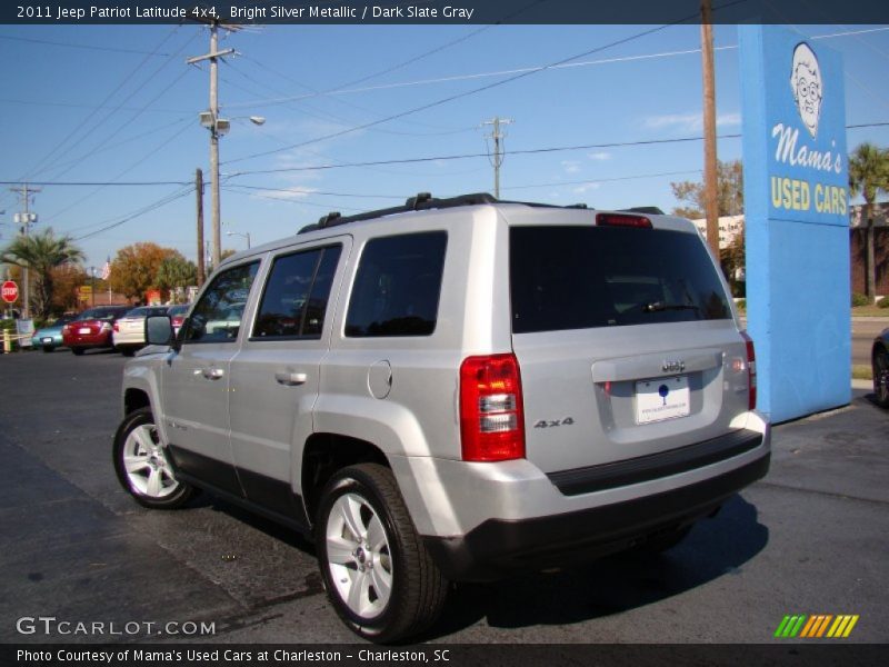 Bright Silver Metallic / Dark Slate Gray 2011 Jeep Patriot Latitude 4x4