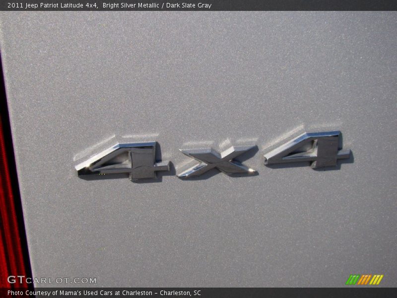 Bright Silver Metallic / Dark Slate Gray 2011 Jeep Patriot Latitude 4x4