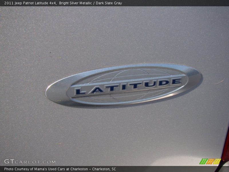 Bright Silver Metallic / Dark Slate Gray 2011 Jeep Patriot Latitude 4x4