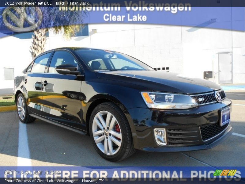 Black / Titan Black 2012 Volkswagen Jetta GLI