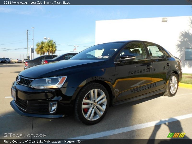Black / Titan Black 2012 Volkswagen Jetta GLI