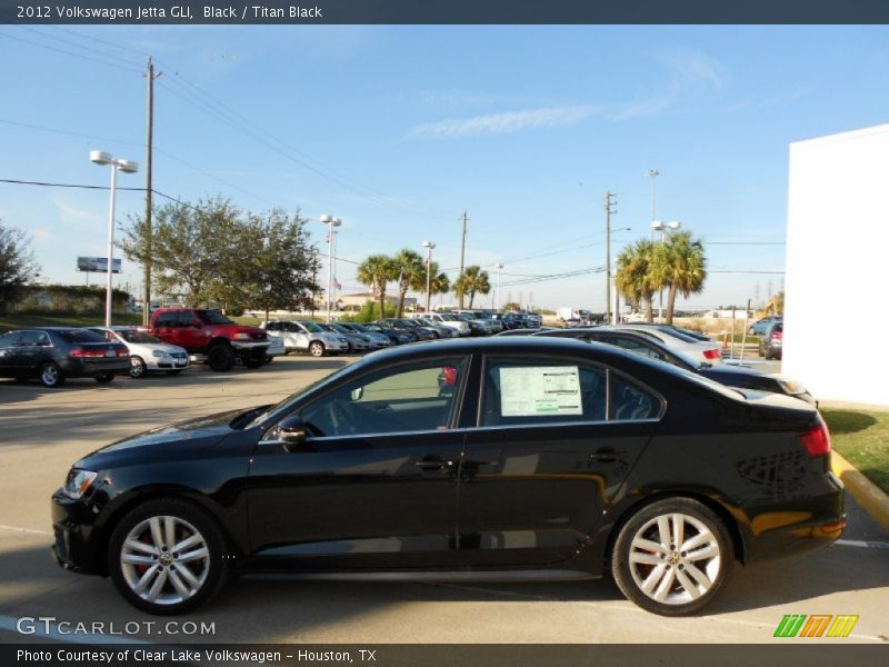 Black / Titan Black 2012 Volkswagen Jetta GLI