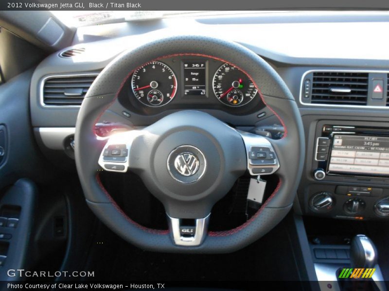 Black / Titan Black 2012 Volkswagen Jetta GLI