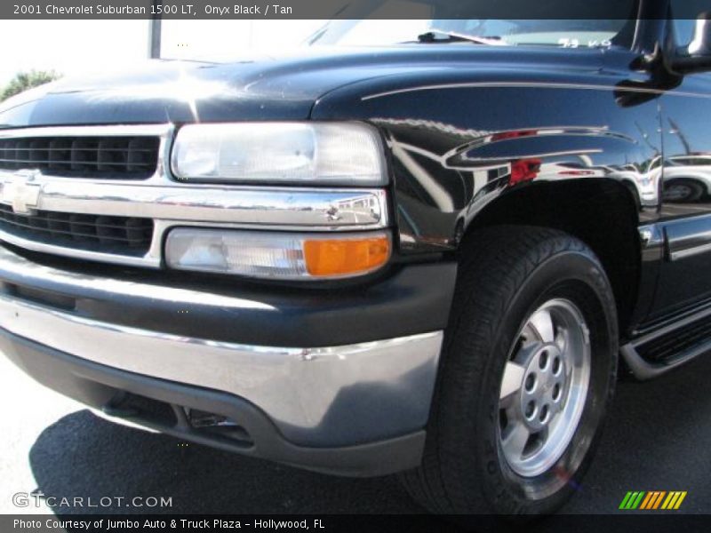 Onyx Black / Tan 2001 Chevrolet Suburban 1500 LT