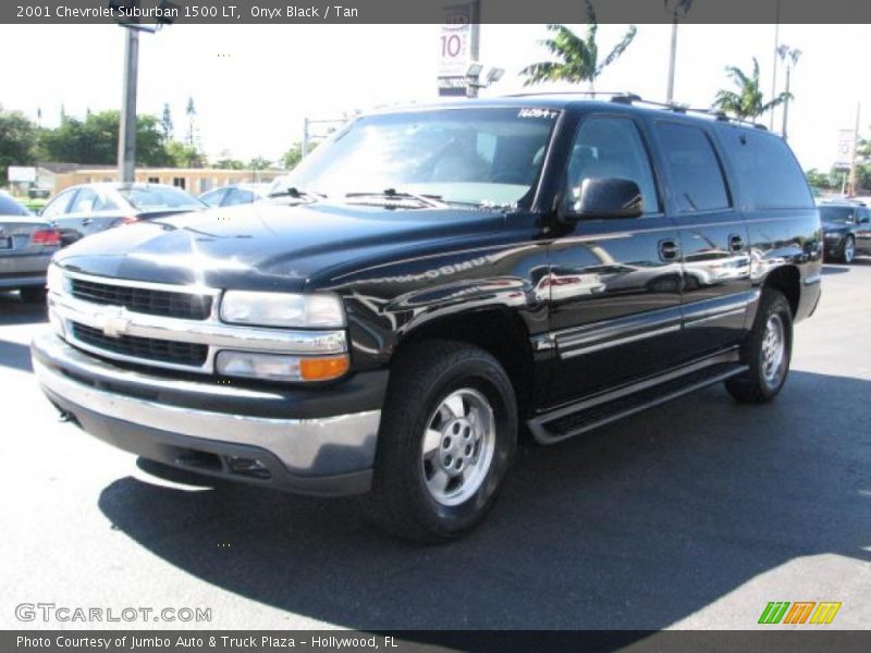 Onyx Black / Tan 2001 Chevrolet Suburban 1500 LT