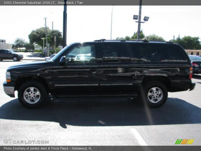 Onyx Black / Tan 2001 Chevrolet Suburban 1500 LT