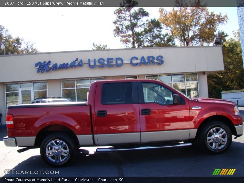 Redfire Metallic / Tan 2007 Ford F150 XLT SuperCrew