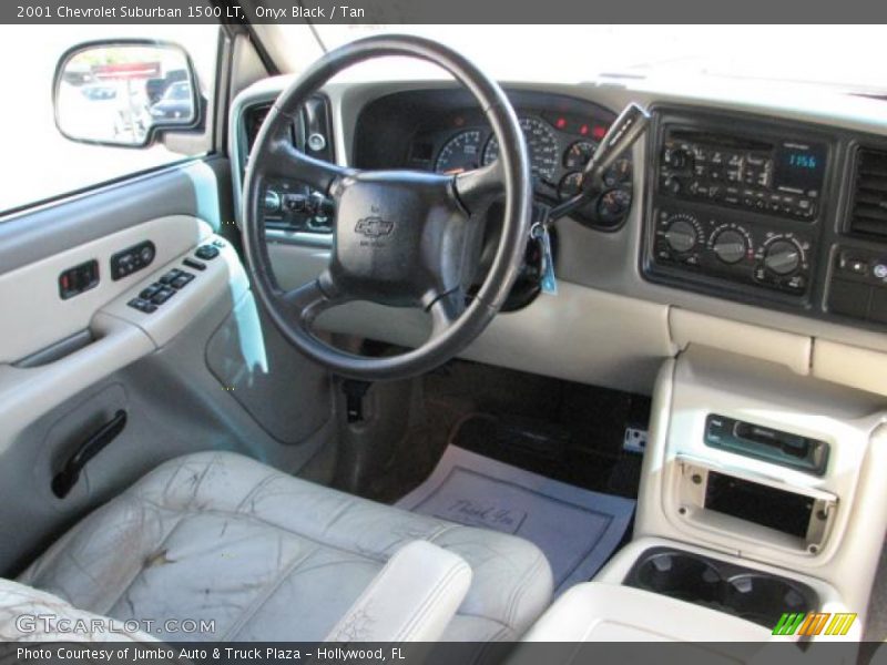 Onyx Black / Tan 2001 Chevrolet Suburban 1500 LT