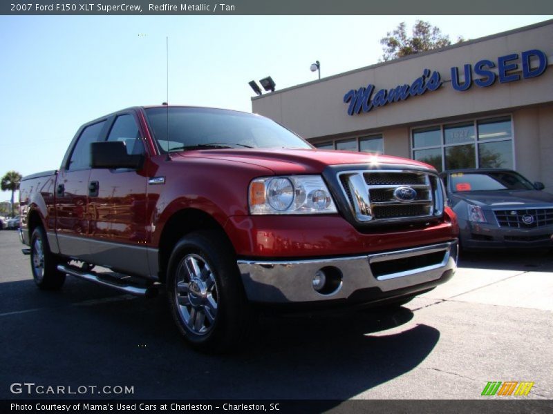 Redfire Metallic / Tan 2007 Ford F150 XLT SuperCrew