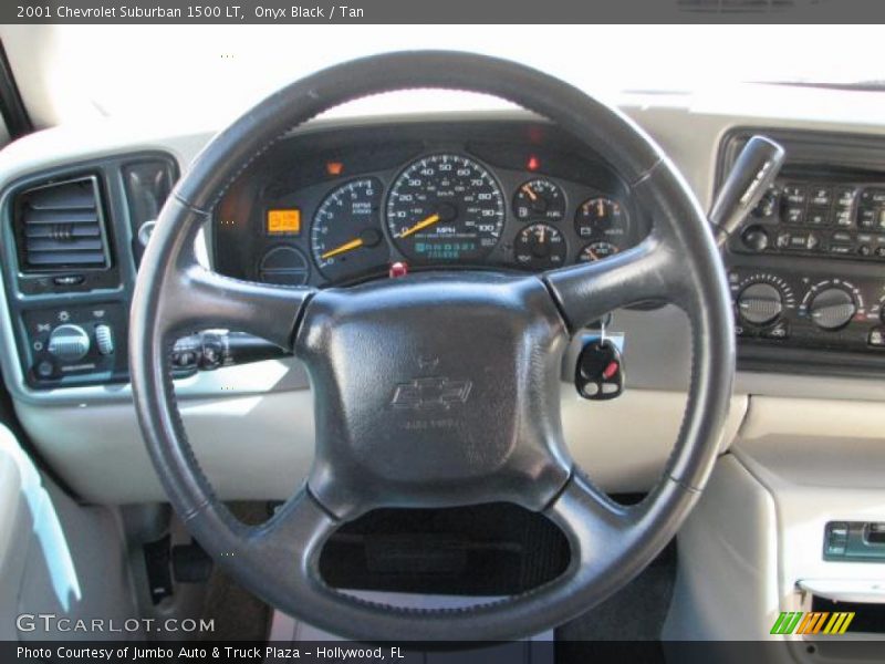 Onyx Black / Tan 2001 Chevrolet Suburban 1500 LT