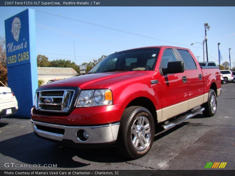 Redfire Metallic / Tan 2007 Ford F150 XLT SuperCrew